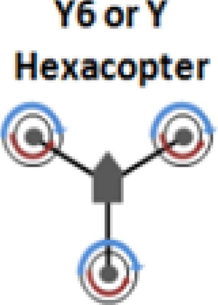 Y6 or Y Haxacopter